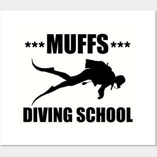 Muffs Diving School Posters and Art